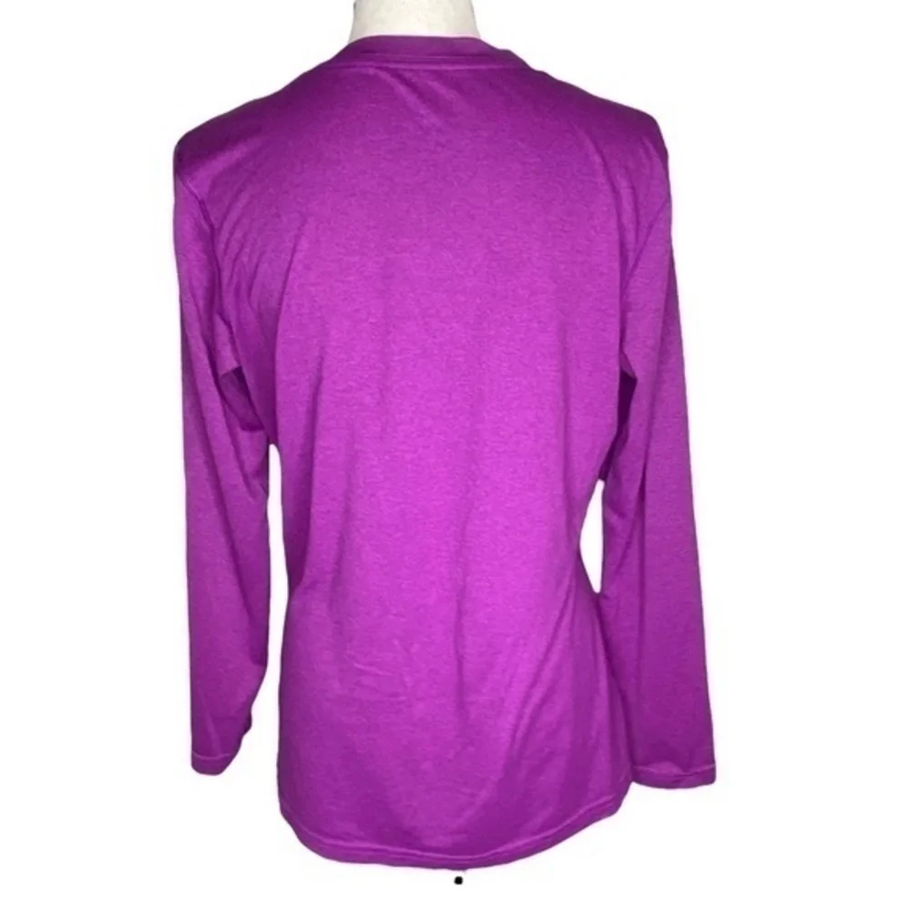 Nike Dry Fit Purple Top I Work Out Just Kidding I Chase Toddlers Long Sleeve Top